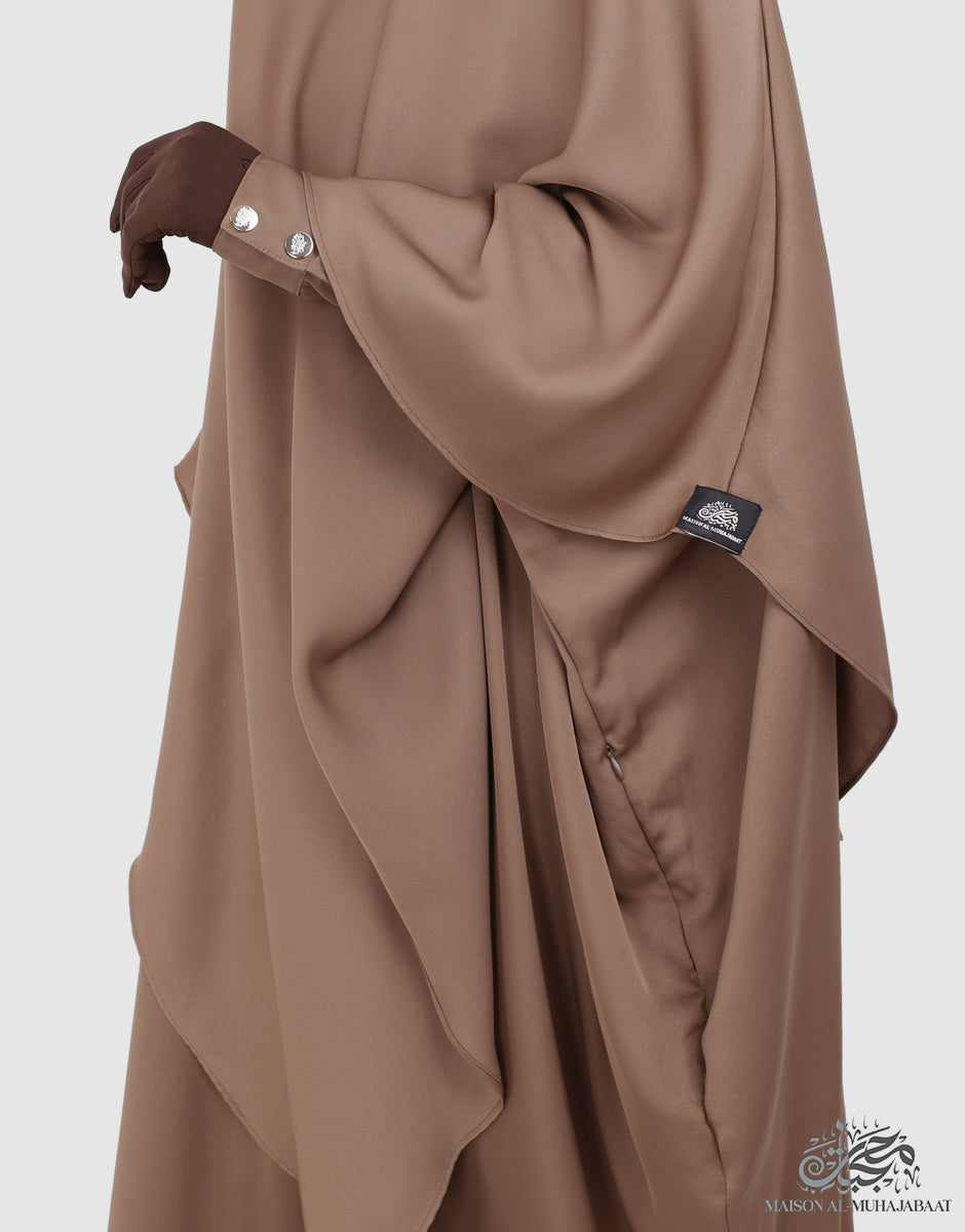 Diamond Khimar Nuraa Large - Cappuccino