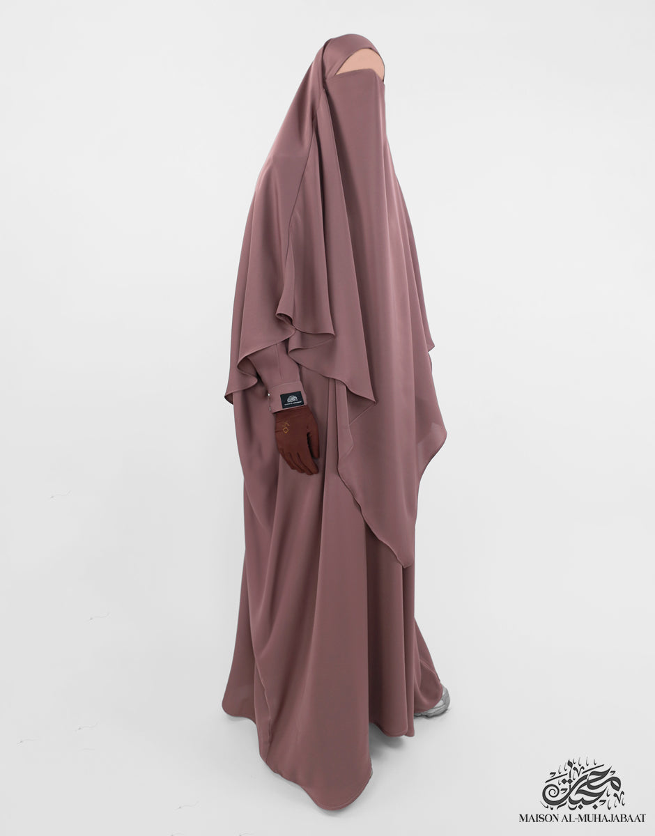 Bisht Abaya Naila with Snap Buttons - Chaii