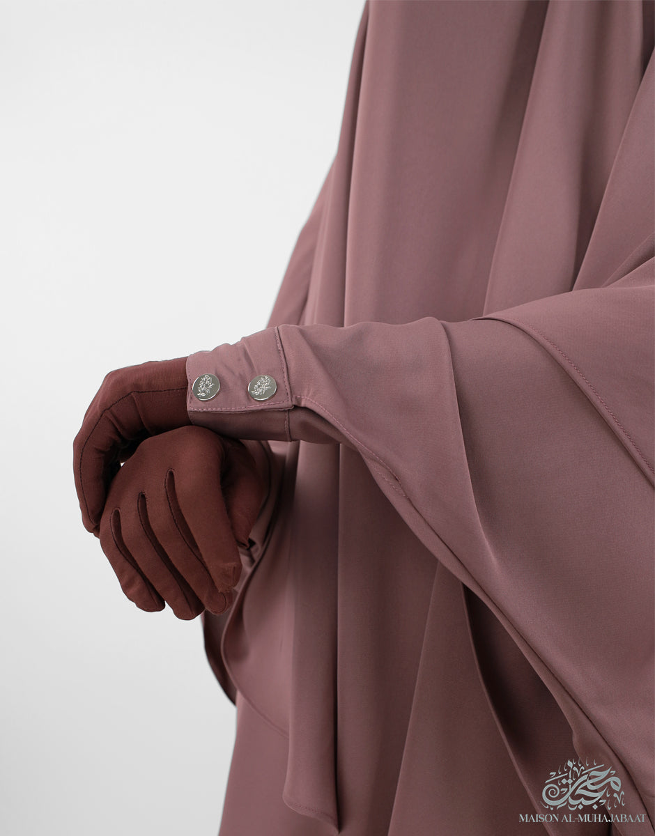 Bisht Abaya Naila with Snap Buttons - Chaii