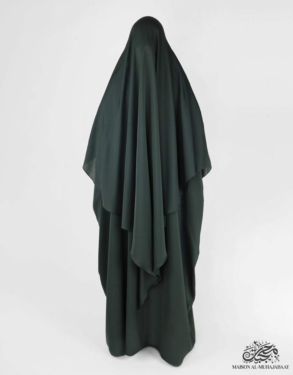 Diamond Khimar Nuraa Large - Dark Emerald