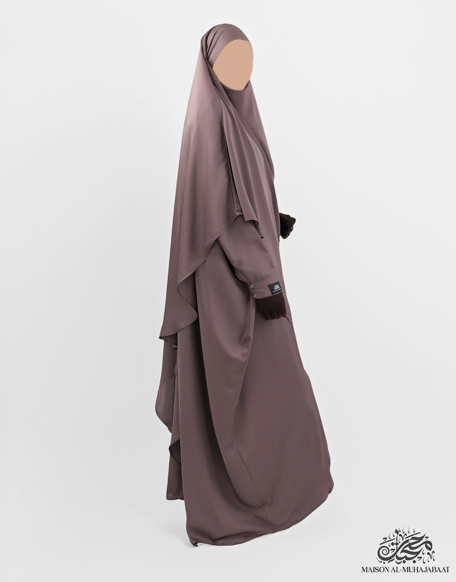 Diamond Khimar Nuraa Extra Large - Dusky Mauve