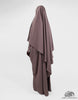 Diamond Khimar Nuraa Large - Dusky Mauve