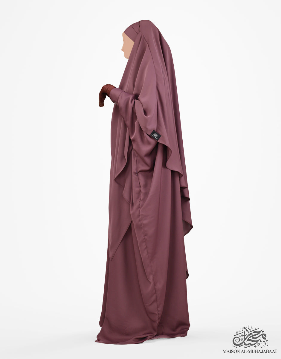 Diamond Khimar Nuraa Extra Large - Dusky Pink