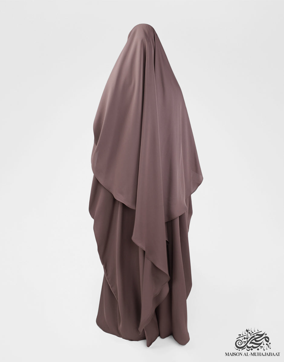 Diamond Khimar Nuraa Extra Large - Dusky Mauve