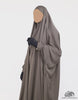 Two Piece Jilbab Haadiya with Snap Buttons Clearance - Various Colors