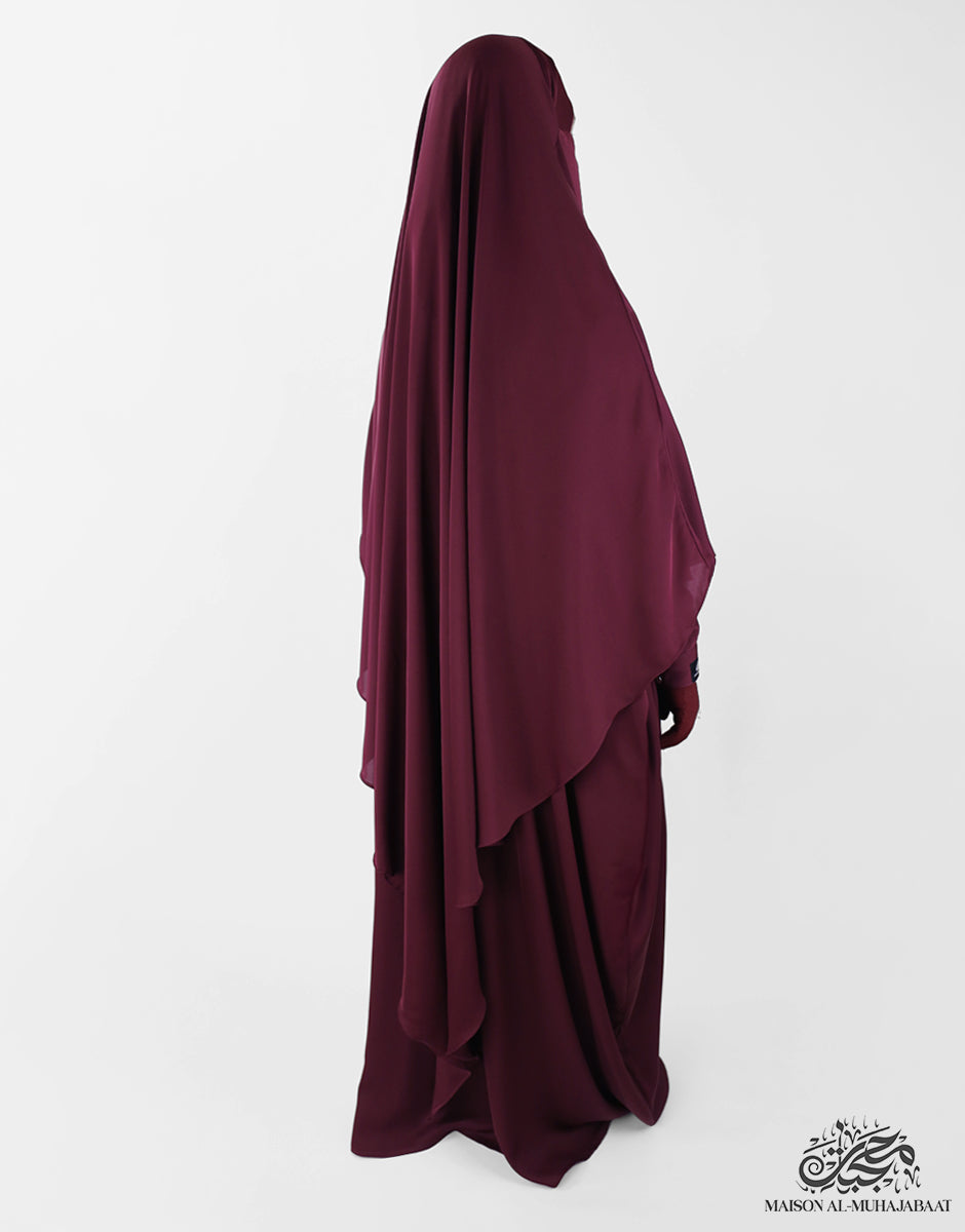 Diamond Khimar Nuraa Extra Large - Mulberry