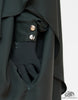 Load image into Gallery viewer, Bisht Abaya Naila with Snap Buttons - Olive Grey