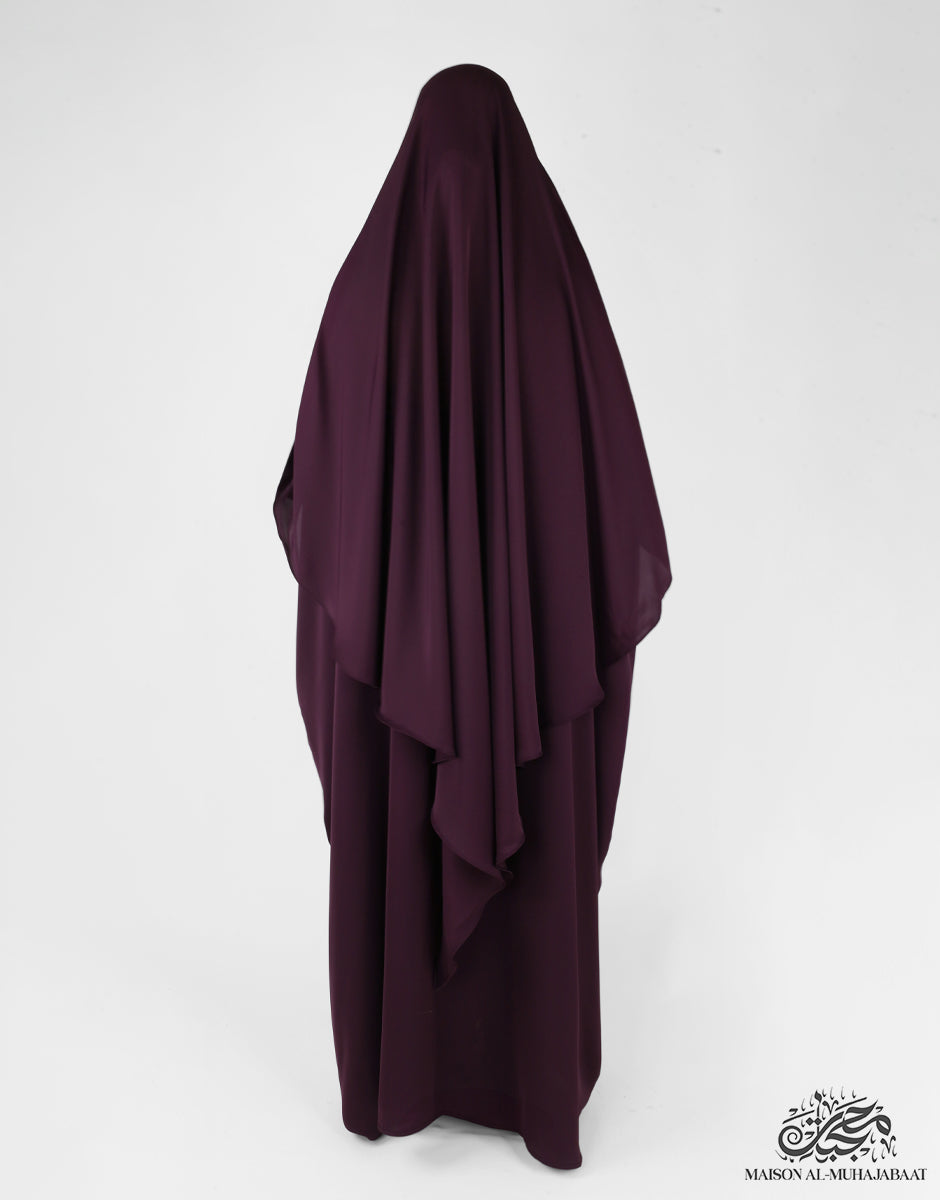 Diamond Khimar Nuraa Large - Royal Purple