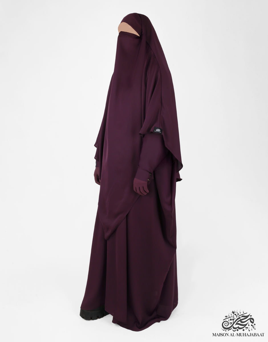 Diamond Khimar Nuraa Large - Royal Purple