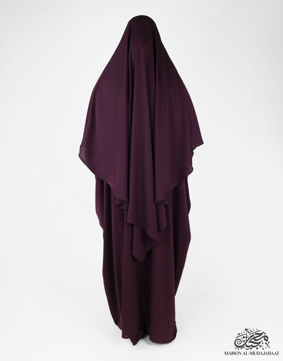 Diamond Khimar Nuraa Medium - Royal Purple