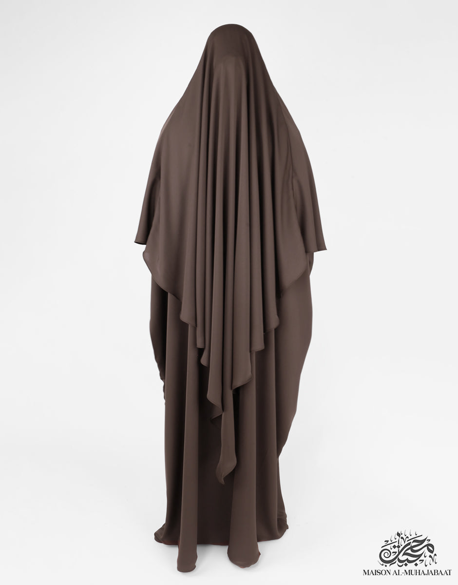 Diamond Khimar Nuraa Large - Taupe Brown