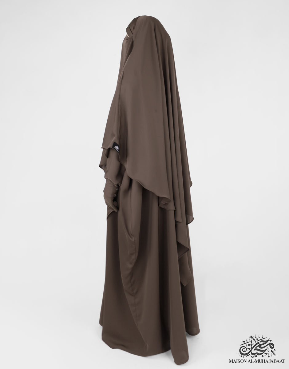 Diamond Khimar Nuraa Large - Taupe Brown