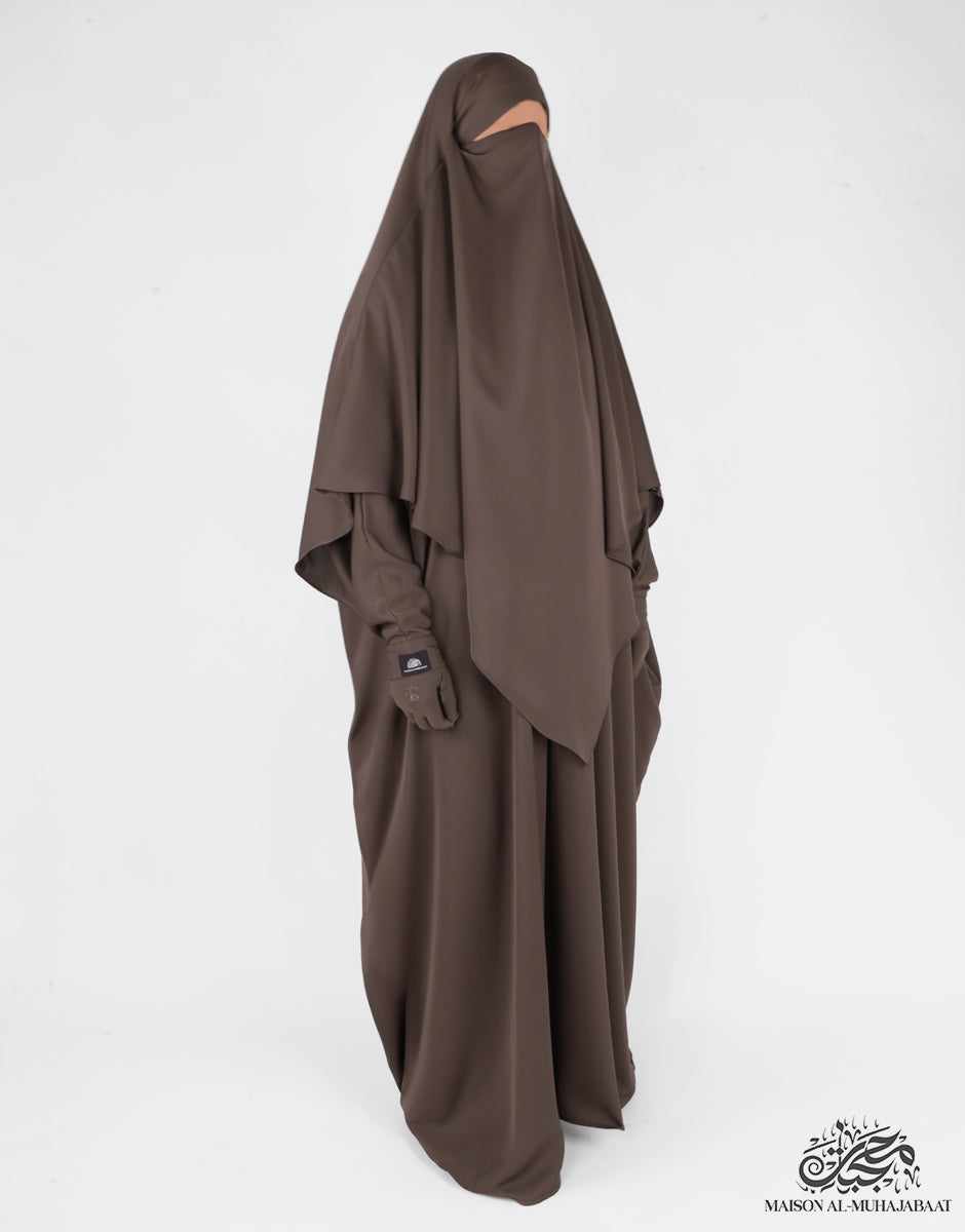 Diamond Khimar Nuraa Medium - Taupe Brown