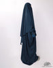 Load image into Gallery viewer, Diamond Khimar Nuraa Medium - Teal Blue