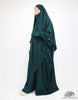 Load image into Gallery viewer, Bisht Abaya Naila with Snap Buttons- Teal Green