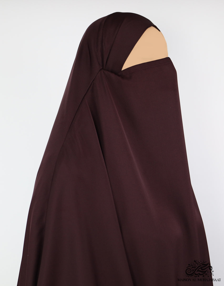 Two Piece Jilbab Haadiya with Snap Buttons Clearance - Various Colors
