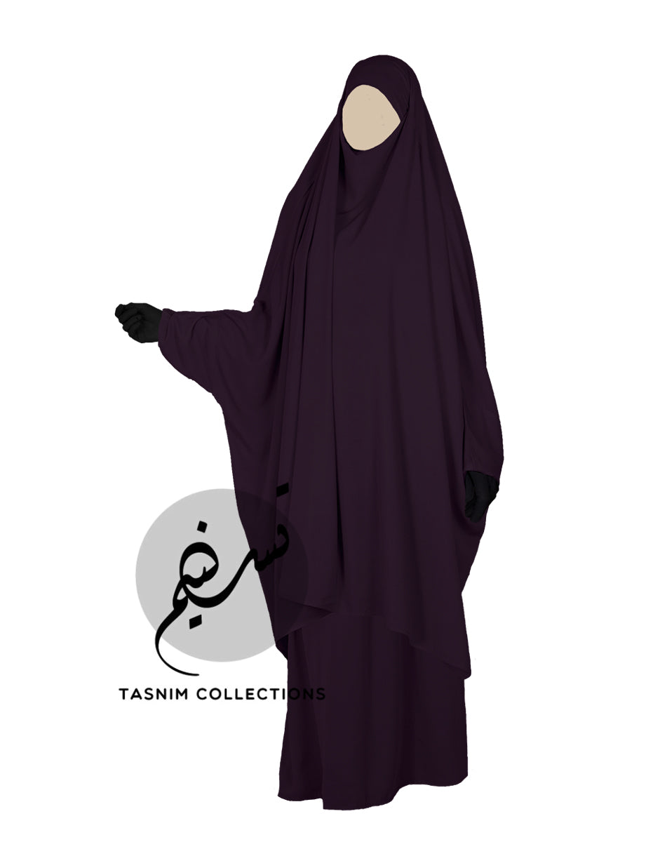 2 Piece French Jilbab Asiya - Tasnim Collections
