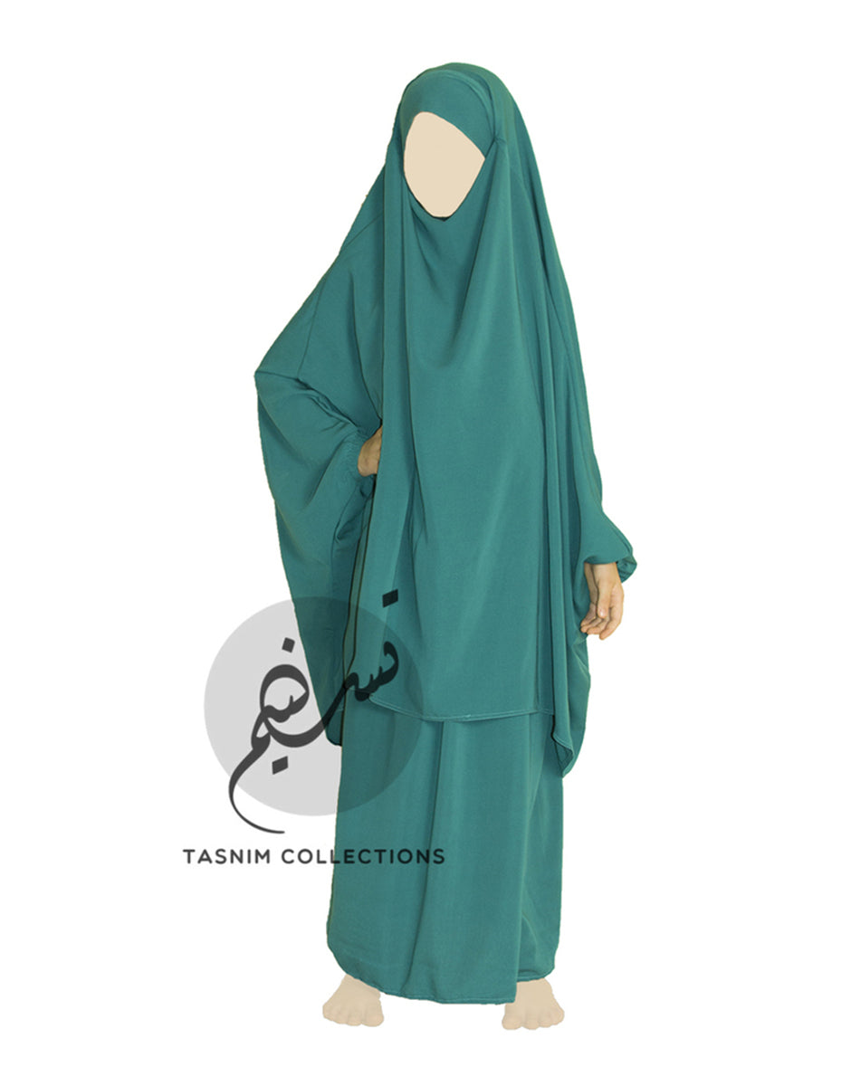 Girls Two Piece Jilbab Yusra - Tasnim Collections