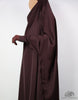 Load image into Gallery viewer, Two Piece Jilbab Haadiya with Snap Buttons - Vintage Grape