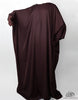 Load image into Gallery viewer, Bisht Abaya Naila with Snap Buttons - Vintage Grape