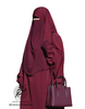 Load image into Gallery viewer, Two Piece Jilbab Asiya Bordeaux - Tasnim Collections