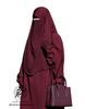 Load image into Gallery viewer, Two Piece Jilbab Asiya Mulberry - Tasnim Collections